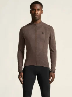 Craft Sportswear T-Shirts & Tröjor^Core Bike Essence Wool LS Jersey M Prune