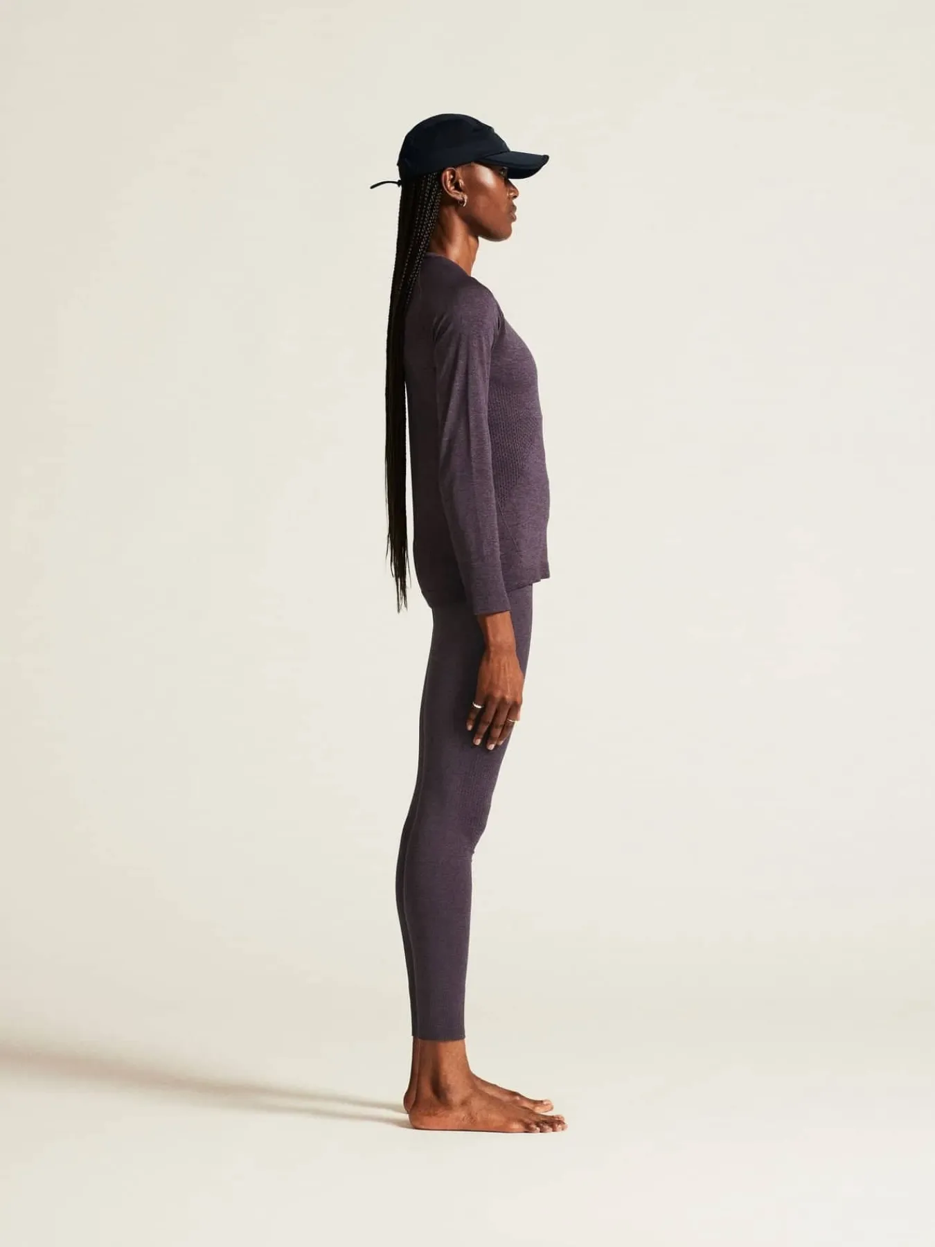 Craft Sportswear Underställ|Aktiva Underställ^CORE Dry Active Comfort Ls W Dk Plum (Box)