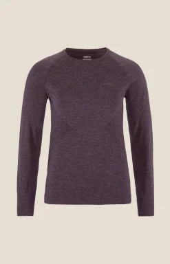 Craft Sportswear Underställ|Aktiva Underställ^CORE Dry Active Comfort Ls W Dk Plum