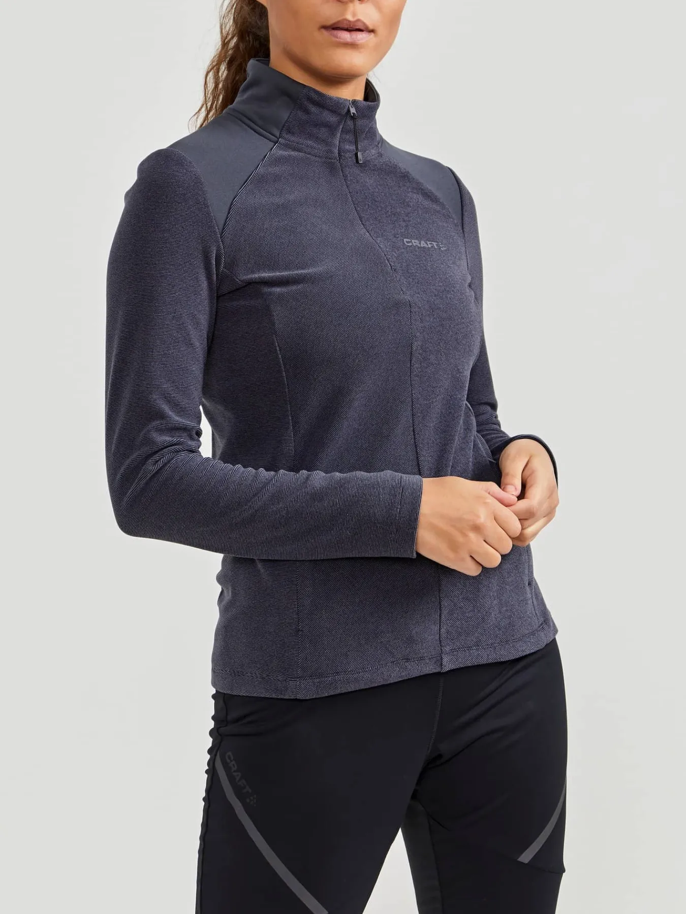 Craft Sportswear Mellanlager & Fleece|Mellanlager^CORE Edge Thermal Midlayer W Black-Asphalt