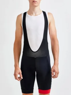 Craft Sportswear Bibs^CORE Endur Bib Shorts M Black-Bright Red