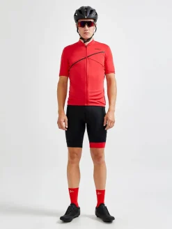 Craft Sportswear Bibs^CORE Endur Bib Shorts M Black-Bright Red