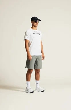 Craft Sportswear T-Shirts & Tröjor|Träning^CORE Essence Logo Tee M White/Granite