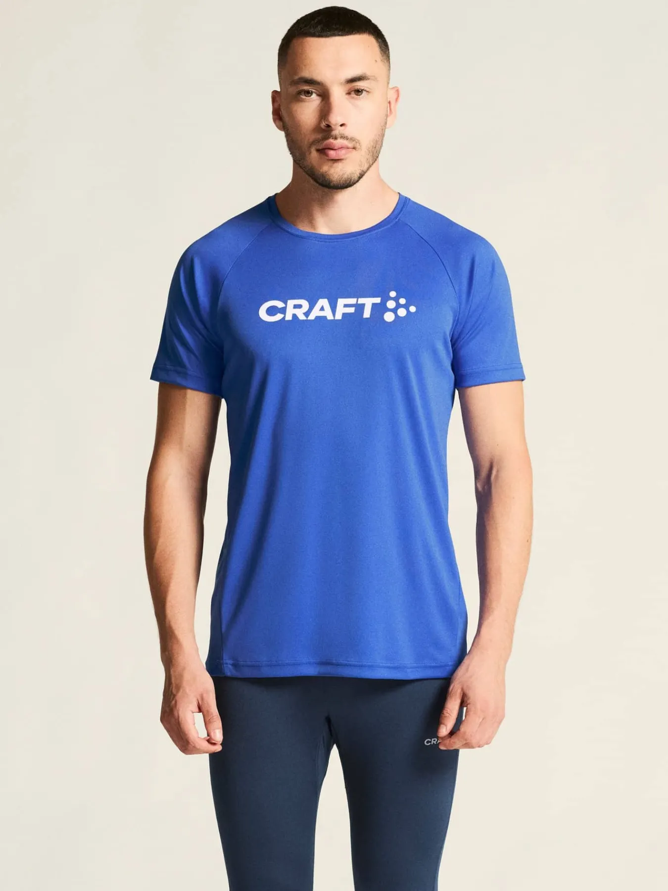 Craft Sportswear T-Shirts & Tröjor|Träning^CORE Essence Logo Tee M Ink Blue