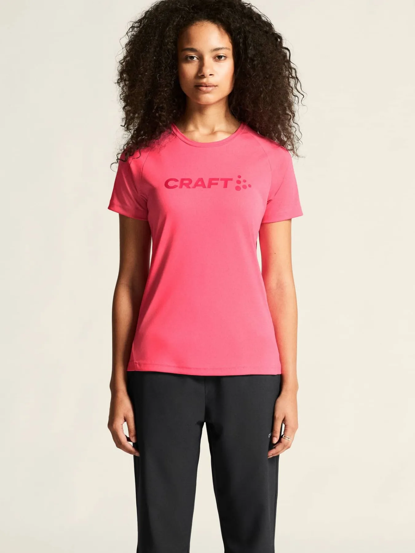 Craft Sportswear T-Shirts & Tröjor|Träning^CORE Essence Logo Tee W Fuchsia