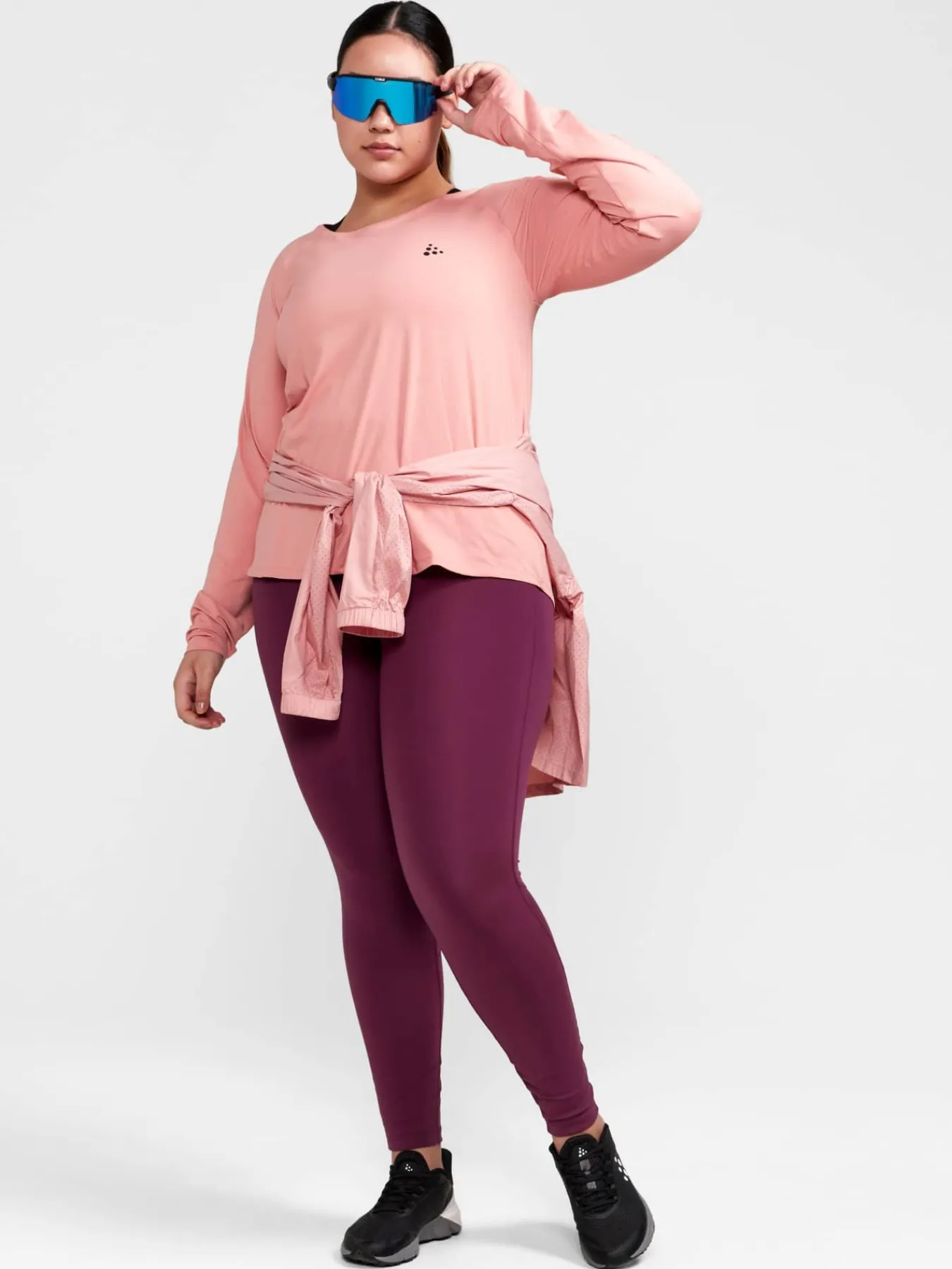 Craft Sportswear Träning^Core Essence Ls Plus Tee W Bleikur