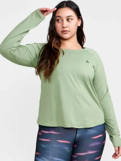 Craft Sportswear Träning^Core Essence Ls Plus Tee W Jade