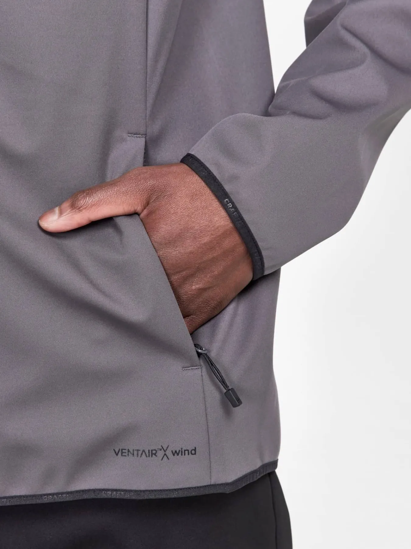 Craft Sportswear Jackor & Västar|Längdskidor^Core Glide Block Jacket M Ash-Deep Lake