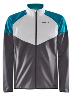Craft Sportswear Jackor & Västar|Längdskidor^Core Glide Block Jacket M Ash-Deep Lake