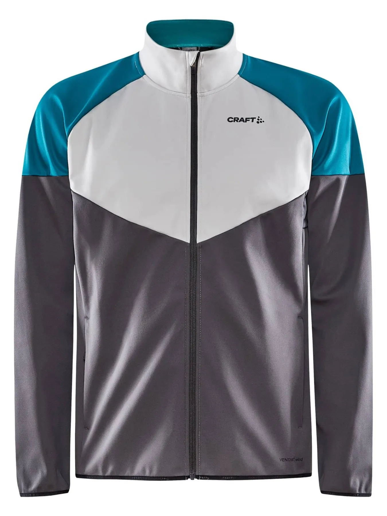 Craft Sportswear Jackor & Västar|Längdskidor^Core Glide Block Jacket M Ash-Deep Lake