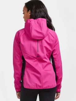 Craft Sportswear Jackor & Västar|Längdskidor^Core Glide Hood Jacket W Roxo