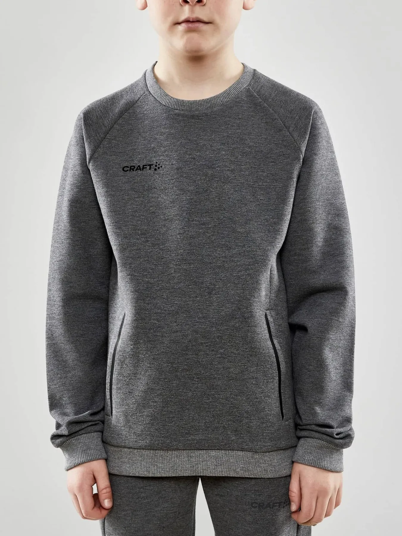 Craft Sportswear Sweatshirts & Hoodies^CORE Soul Crew Sweatshirt Jr Dk Grey Melange