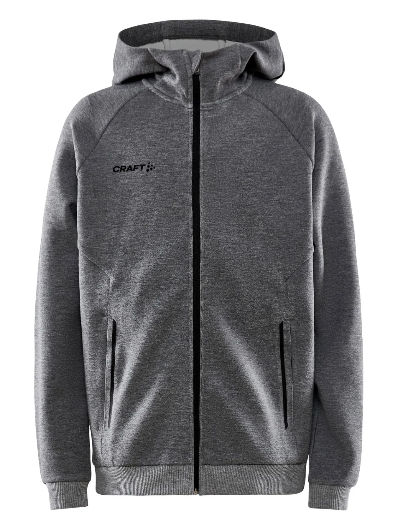 Craft Sportswear Sweatshirts & Hoodies^CORE Soul Full Zip Hood Jr Dk Grey Melange