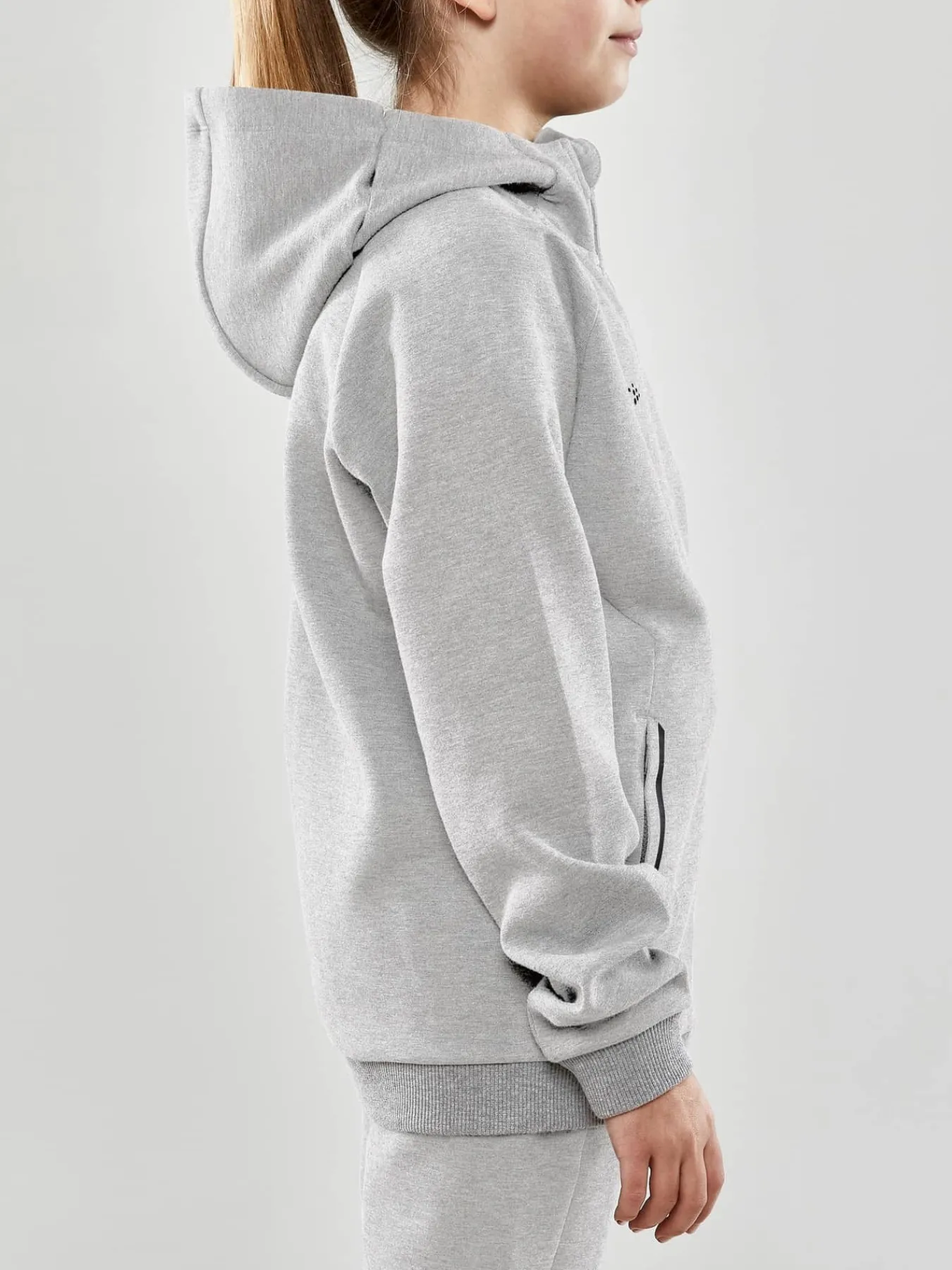 Craft Sportswear Sweatshirts & Hoodies^CORE Soul Full Zip Hood Jr Grey Melange