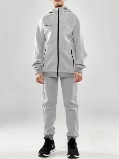 Craft Sportswear Sweatshirts & Hoodies^CORE Soul Full Zip Hood Jr Grey Melange