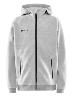 Craft Sportswear Sweatshirts & Hoodies^CORE Soul Full Zip Hood Jr Grey Melange