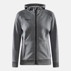 Craft Sportswear Hoodies & Sweatshirts^CORE Soul Full Zip Hood W Dk Grey Melange