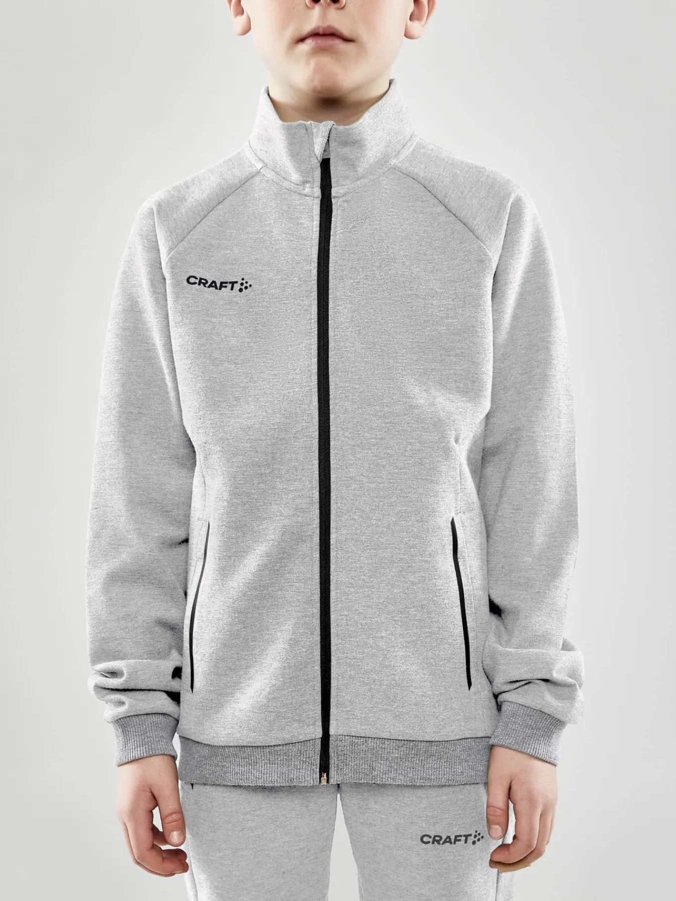 Craft Sportswear Jackor^CORE Soul Full Zip Jacket Jr Grey Melange