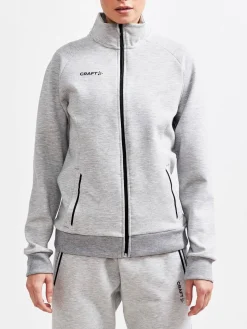 Craft Sportswear Hoodies & Sweatshirts|Teamwear^CORE Soul Full Zip Jacket W Grey Melange