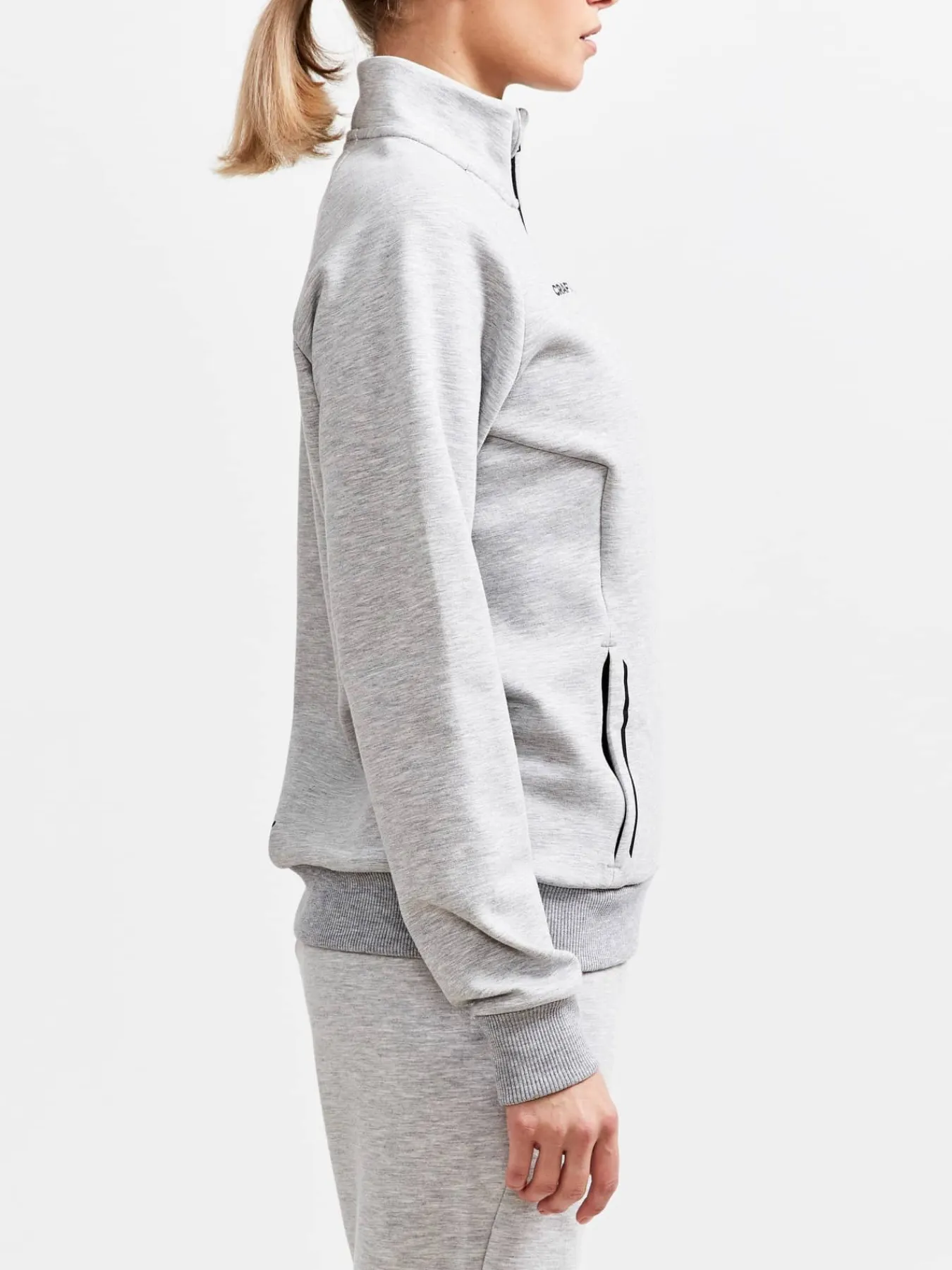 Craft Sportswear Hoodies & Sweatshirts|Teamwear^CORE Soul Full Zip Jacket W Grey Melange
