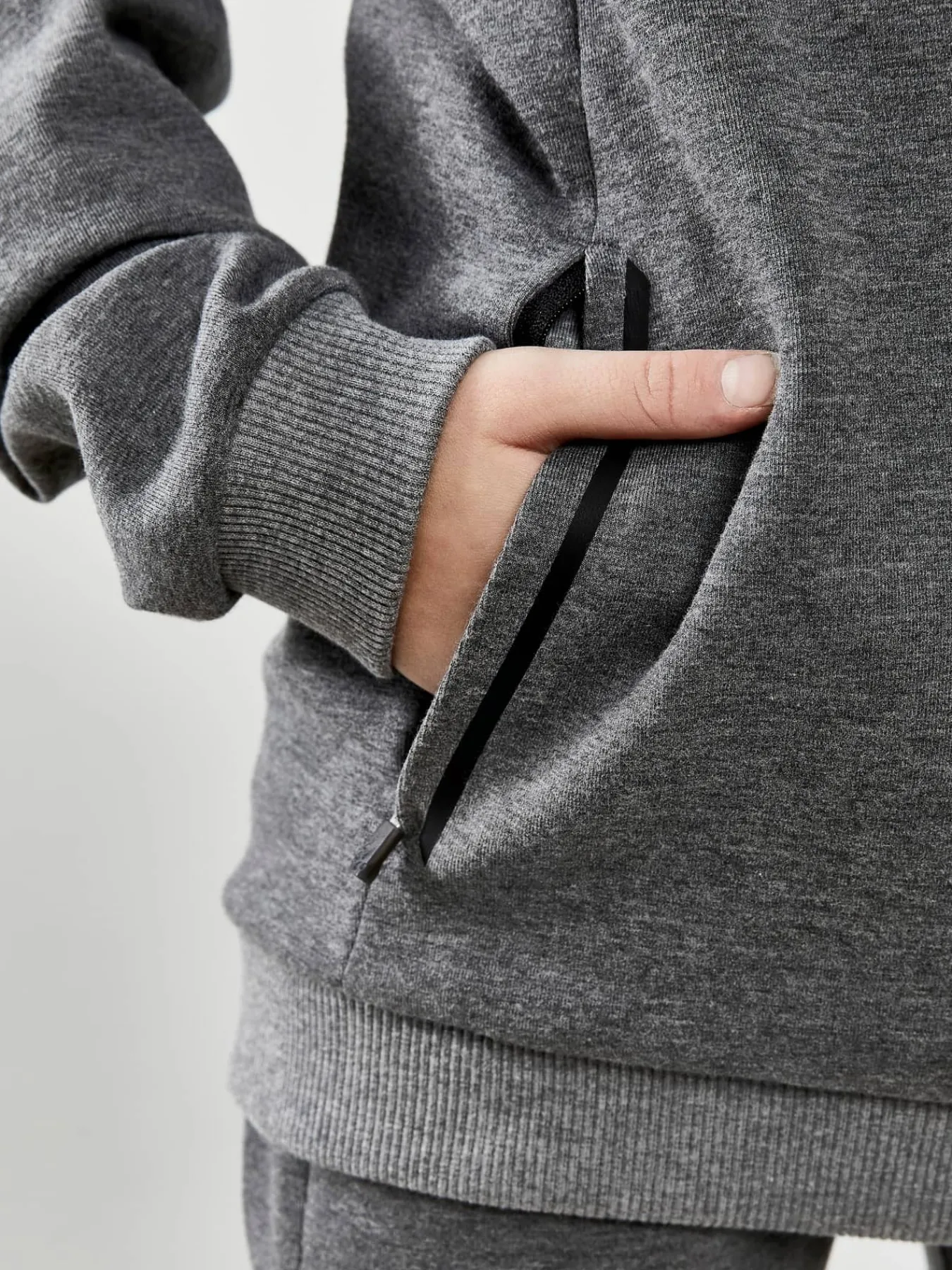 Craft Sportswear Sweatshirts & Hoodies^CORE Soul Hood Sweatshirt Jr Dk Grey Melange