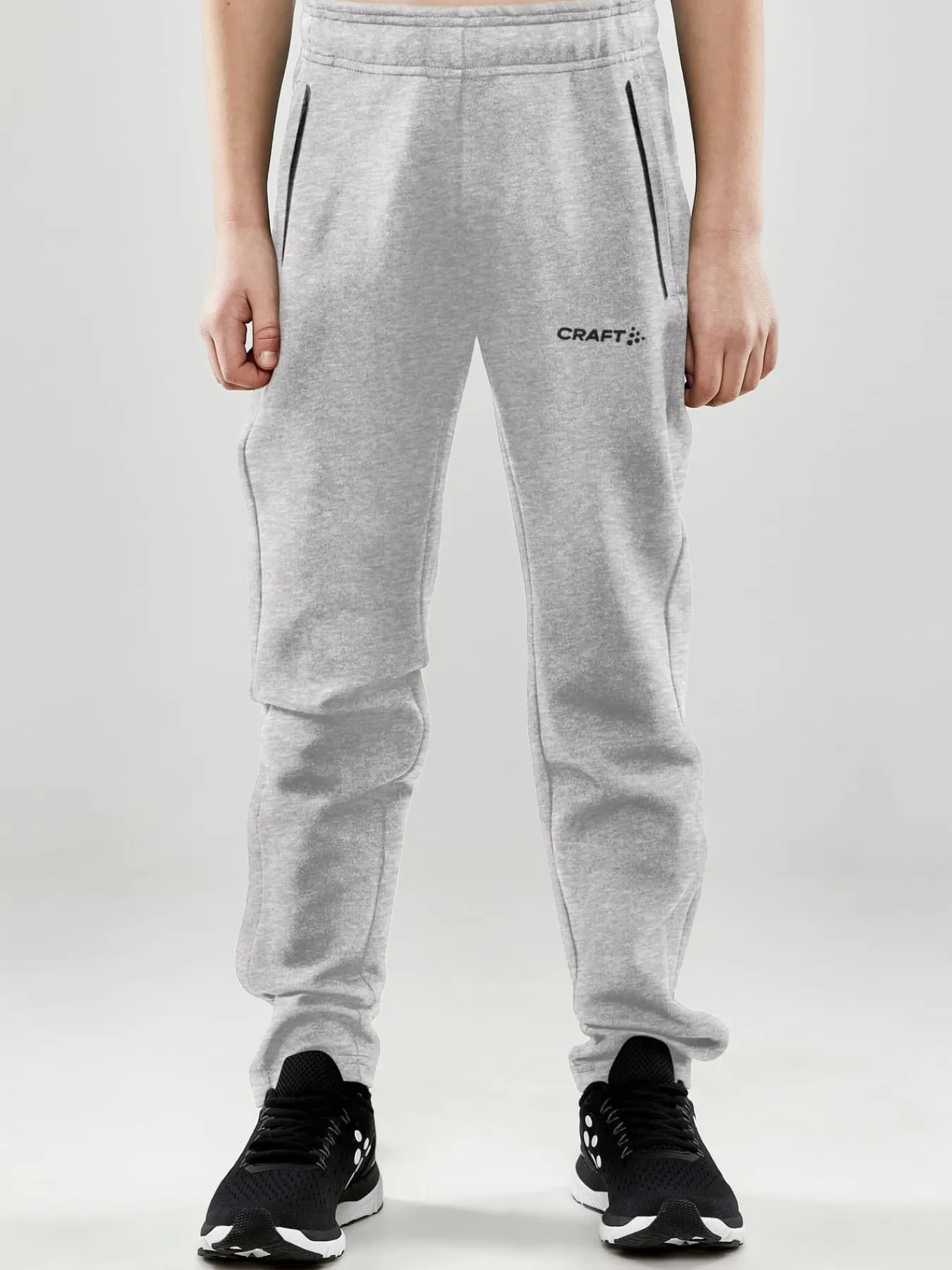 Craft Sportswear Byxor^CORE Soul Zip Sweatpants Jr Grey Melange