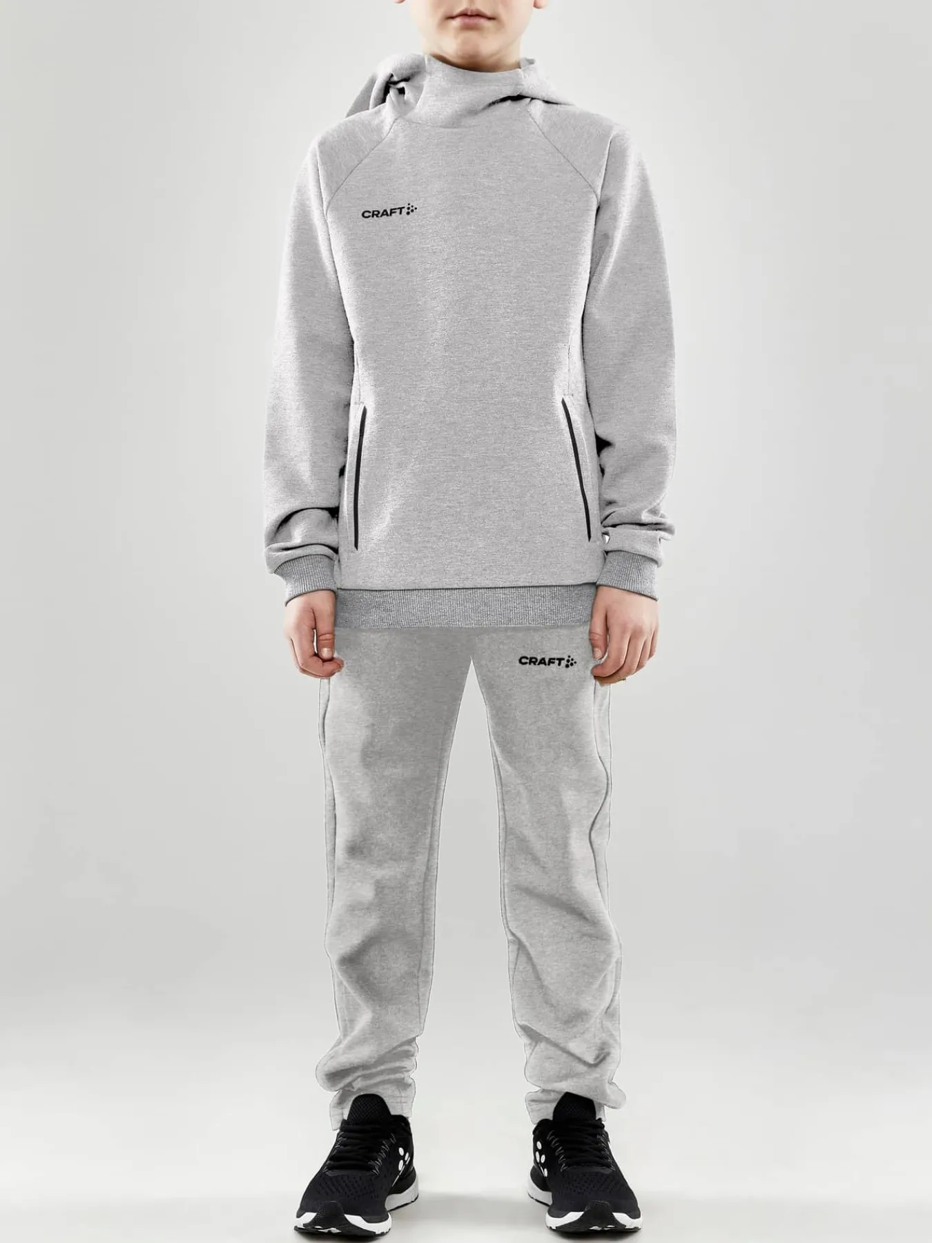 Craft Sportswear Byxor^CORE Soul Zip Sweatpants Jr Grey Melange