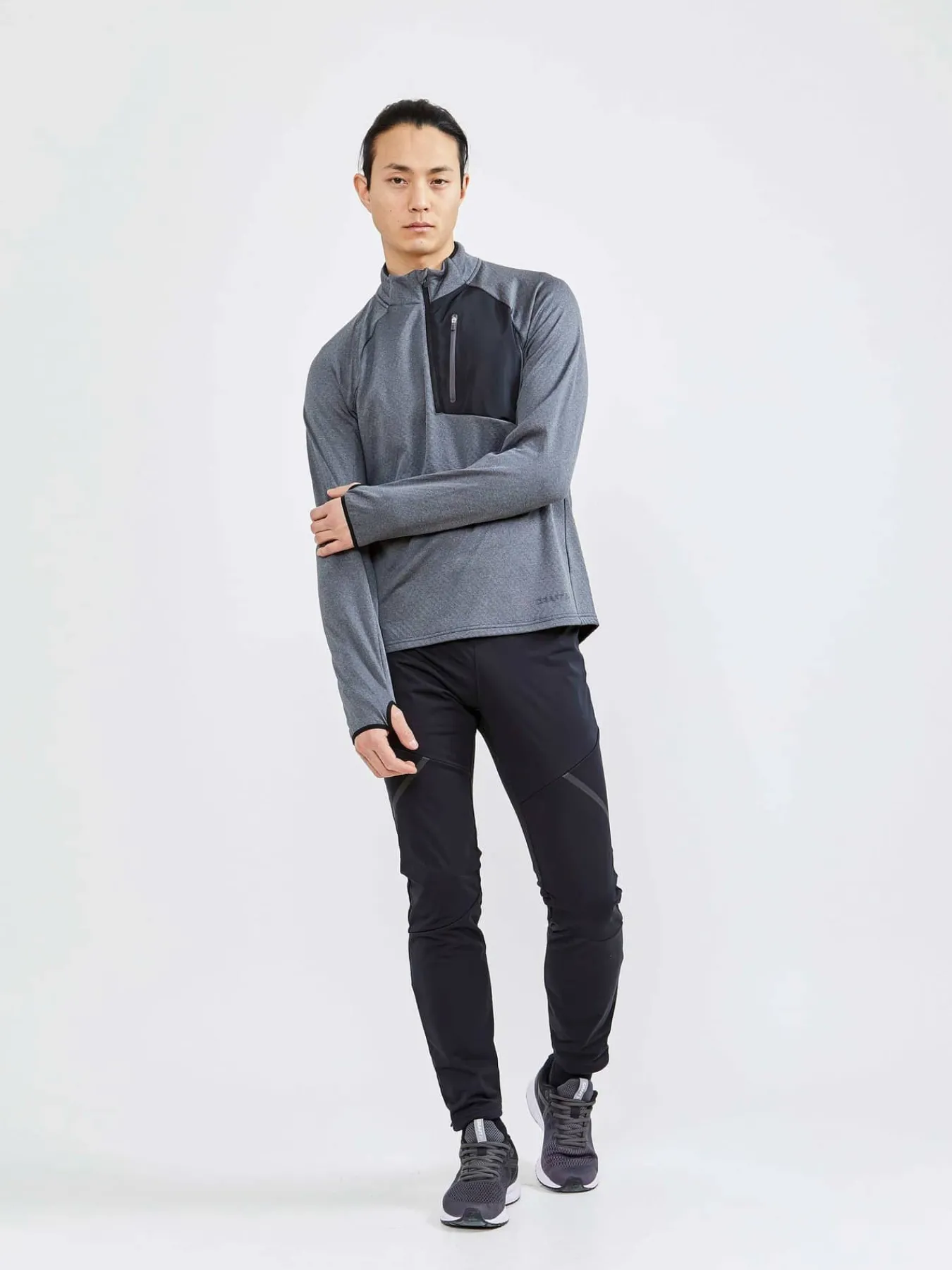 Craft Sportswear Mellanlager & Fleece|Mellanlager^CORE Trim Thermal Midlayer M Dk Grey-Melange