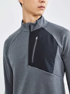 Craft Sportswear Mellanlager & Fleece|Mellanlager^CORE Trim Thermal Midlayer M Dk Grey-Melange