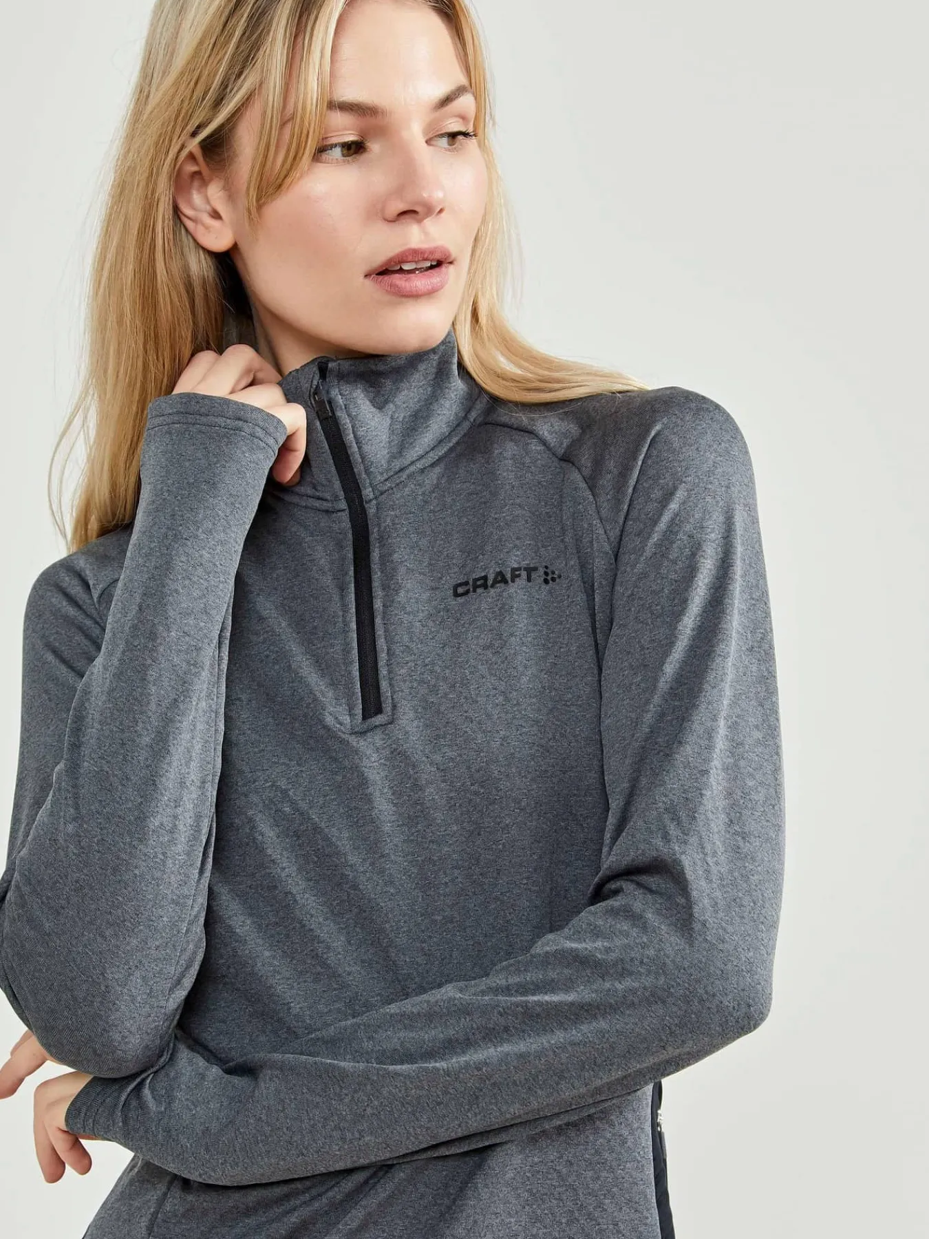 Craft Sportswear Mellanlager & Fleece|Mellanlager^CORE Trim Thermal Midlayer W Dk Grey-Melange