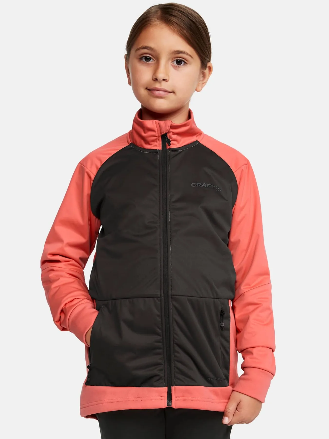 Craft Sportswear Jackor^Core Warm XC Jacket Jr Coral-Slate