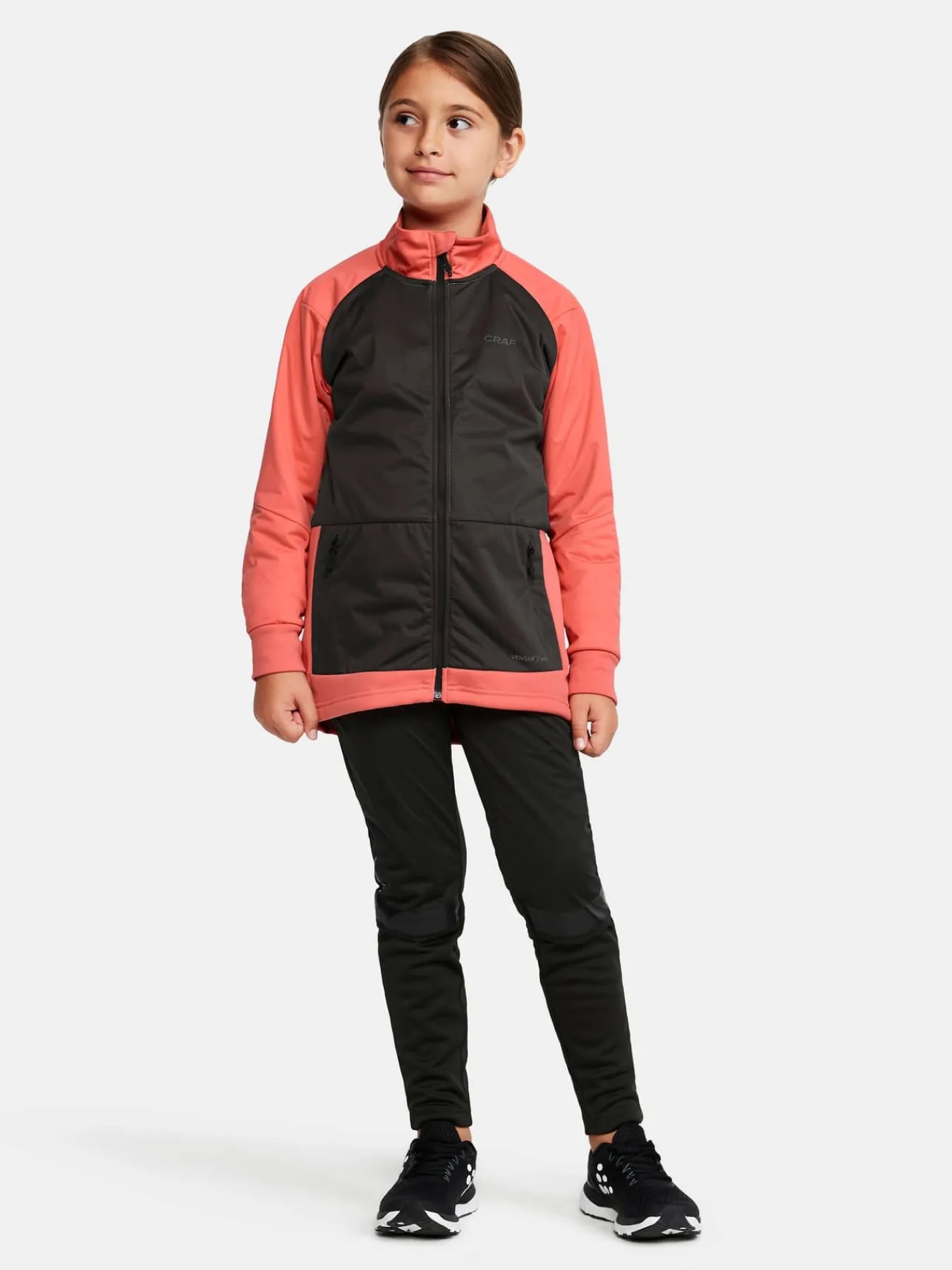 Craft Sportswear Jackor^Core Warm XC Jacket Jr Coral-Slate