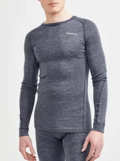 Craft Sportswear Underställ|Ull^CORE Wool Merino LS Tee M Blaze-Melange
