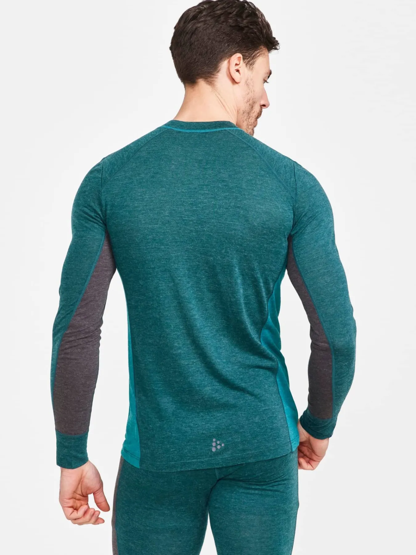 Craft Sportswear Underställ|Underställsset^CORE Wool Mix Set M Opal/Deep Lake
