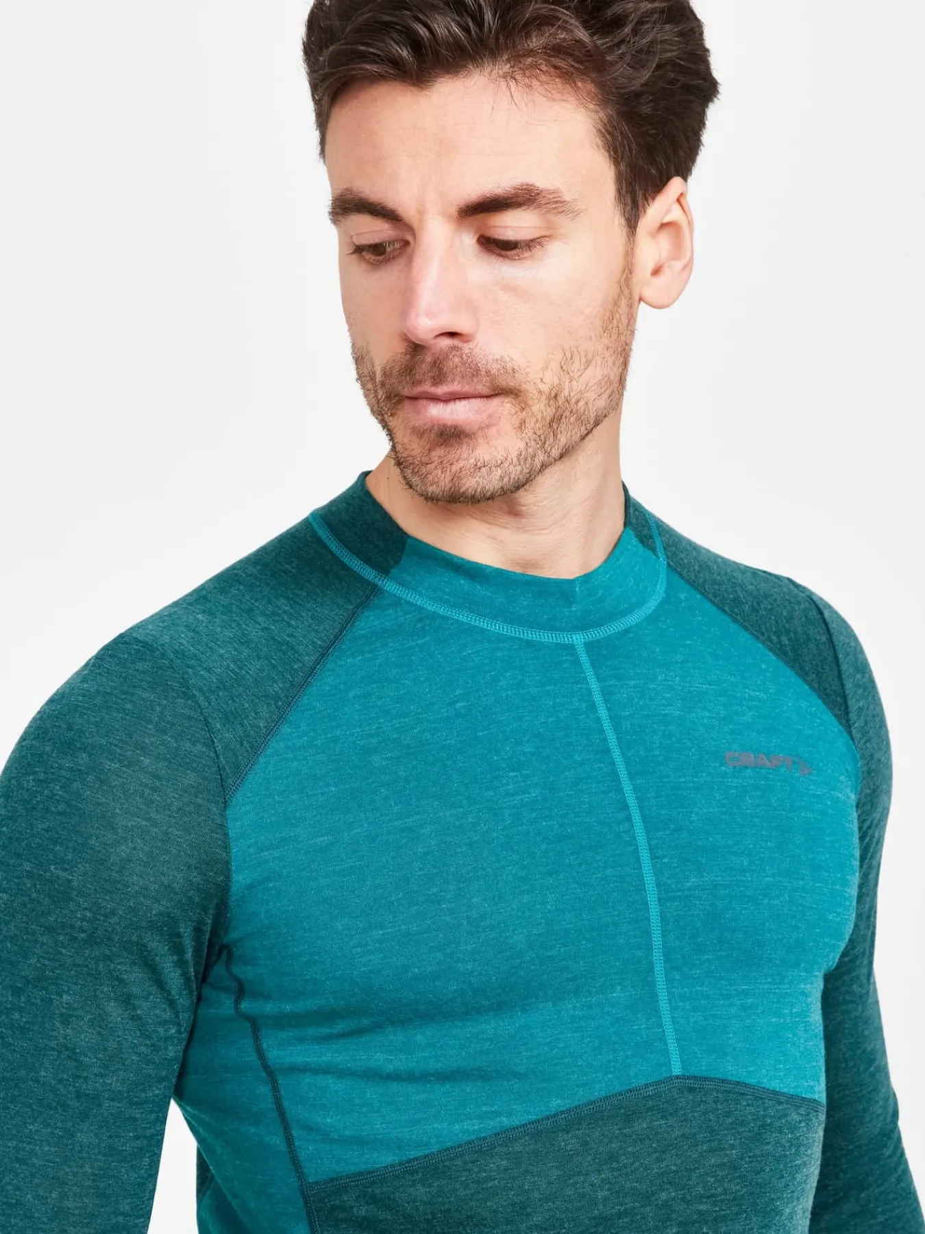 Craft Sportswear Underställ|Underställsset^CORE Wool Mix Set M Opal/Deep Lake