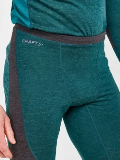 Craft Sportswear Underställ|Underställsset^CORE Wool Mix Set M Opal/Deep Lake