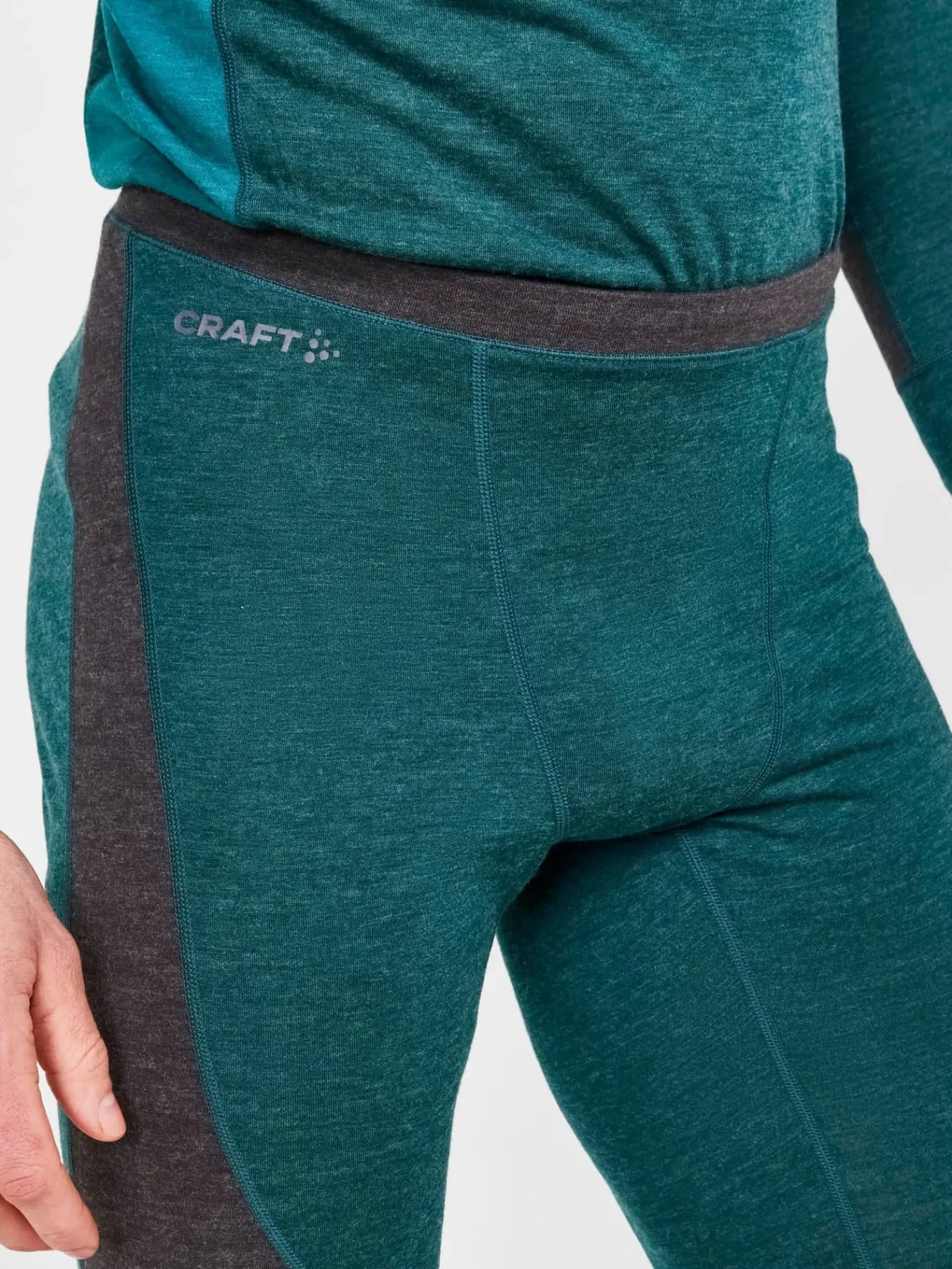 Craft Sportswear Underställ|Underställsset^CORE Wool Mix Set M Opal/Deep Lake
