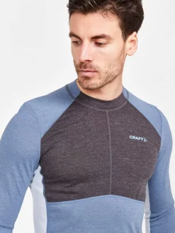 Craft Sportswear Underställ|Underställsset^CORE Wool Mix Set M Flow/Granite