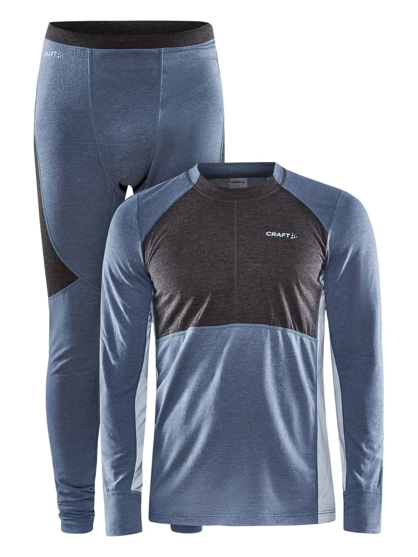 Craft Sportswear Underställ|Underställsset^CORE Wool Mix Set M Flow/Granite