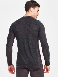 Craft Sportswear Underställ|Underställsset^CORE Wool Mix Set M Black-Slate