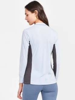 Craft Sportswear Underställ|Underställsset^CORE Wool Mix Set W Sulfur/Flow