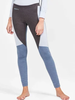 Craft Sportswear Underställ|Underställsset^CORE Wool Mix Set W Sulfur/Flow
