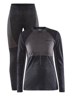 Craft Sportswear Underställ|Aktiva Underställ^CORE Wool Mix Set W Black-Granite