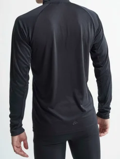 Craft Sportswear T-Shirts & Tröjor|Träning^Eaze LS Half Zip Tee M BLACK