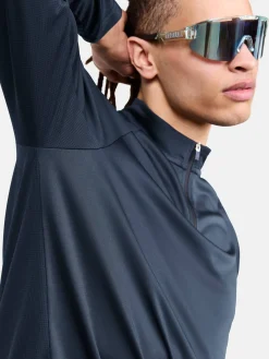 Craft Sportswear T-Shirts & Tröjor|Träning^Eaze LS Half Zip Tee M Blaze
