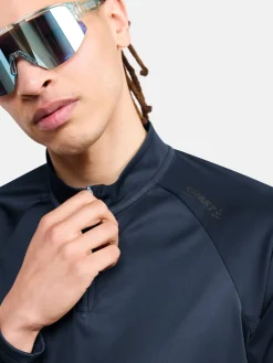 Craft Sportswear T-Shirts & Tröjor|Träning^Eaze LS Half Zip Tee M Blaze