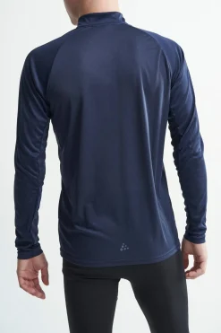 Craft Sportswear T-Shirts & Tröjor|Träning^Eaze LS Half Zip Tee M Blaze