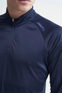 Craft Sportswear T-Shirts & Tröjor|Träning^Eaze LS Half Zip Tee M Blaze