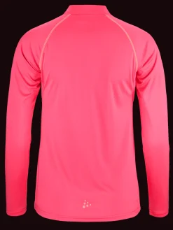 Craft Sportswear Träning^Eaze LS Half Zip Tee W Fuchsia-Cosmo