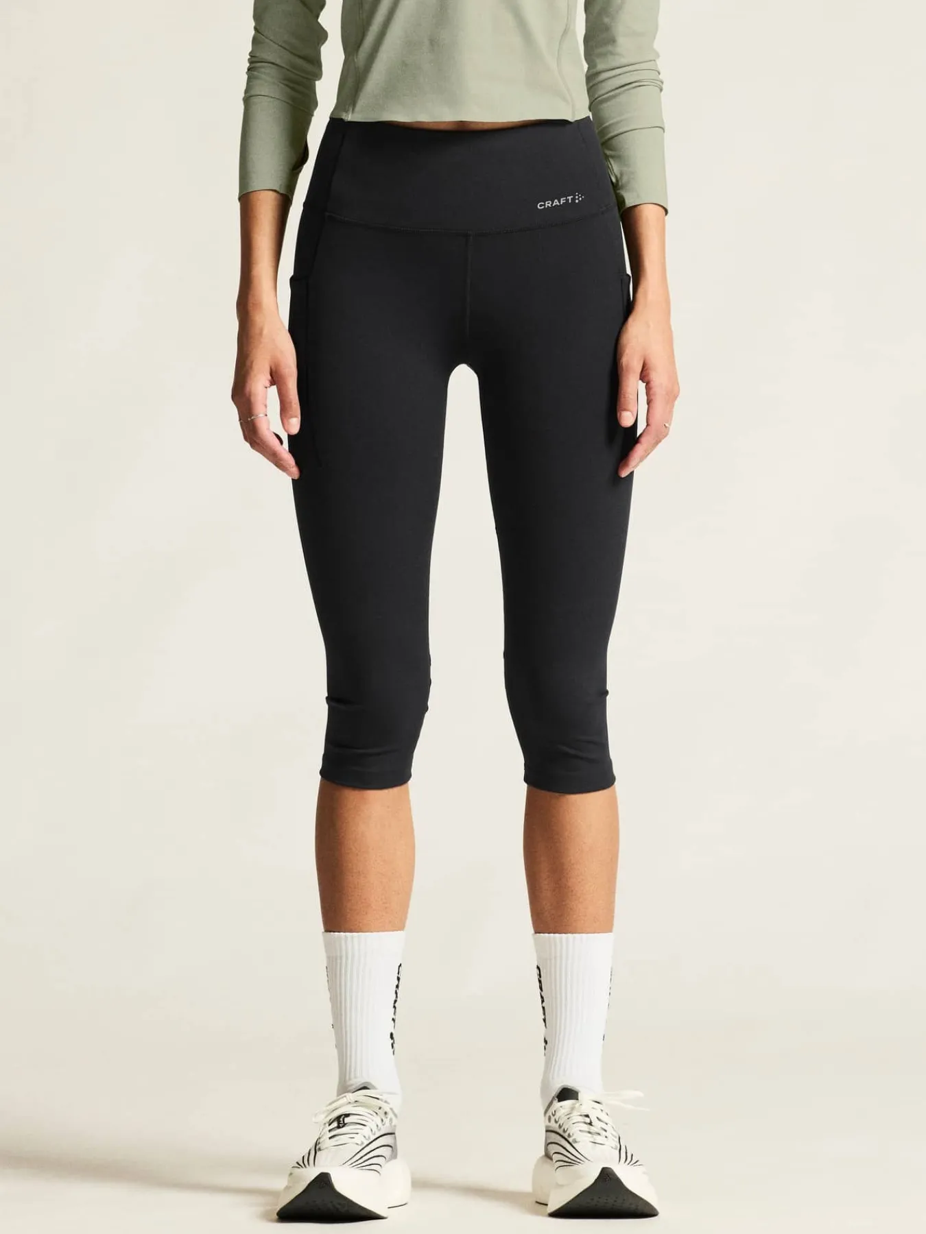Craft Sportswear Tights^Essence Capri 3 W Black